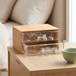 Acrylic And Wooden Organizer